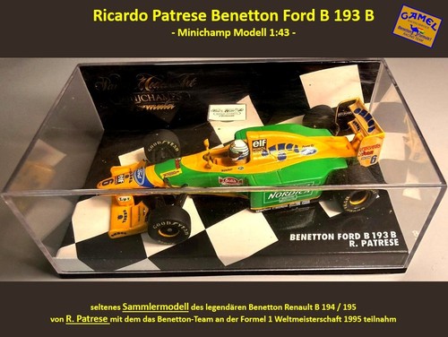 Minmichamps benetton ford - minmichamps,
