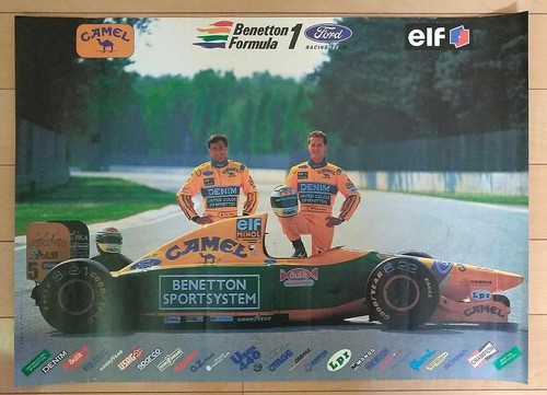 Benetton formel b193 poster - formel,